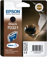 Epson T0321 cartridge zwart (origineel)