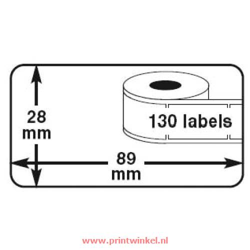 Dymo 99010 / S0722370 compatible adres label smal
