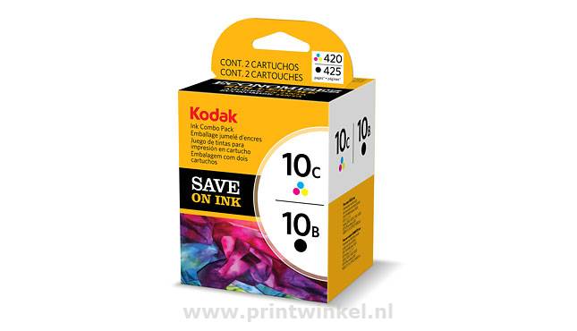 Kodak 10B + 10C multipack zwart en kleur (origineel)